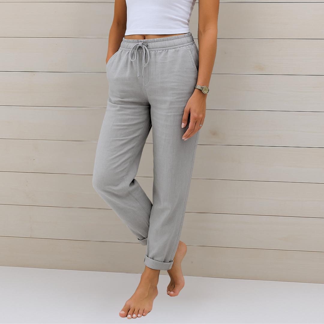 Linnea™ | Premium andningsbar linnebyxa med stretch