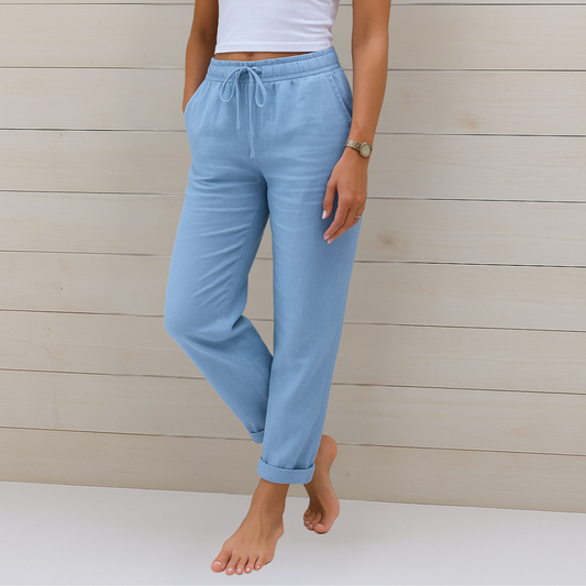 Linnea™ | Premium andningsbar linnebyxa med stretch