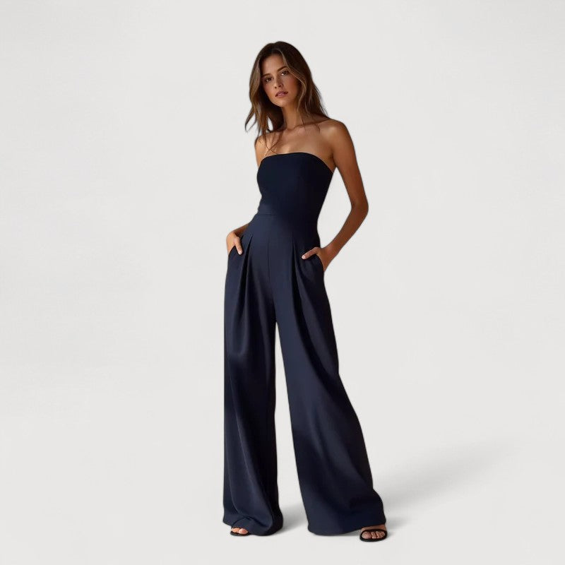 Emely™ | Elegant axellös byxdress