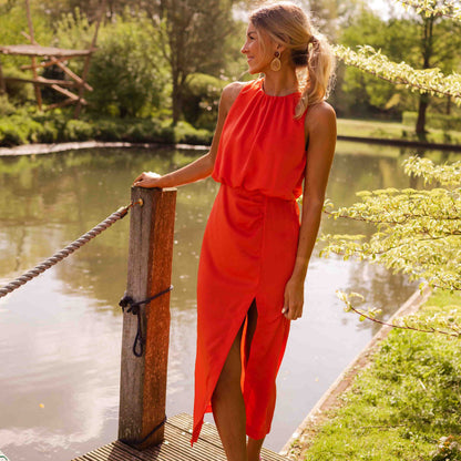 Lydia™ | Elegant midiklänning