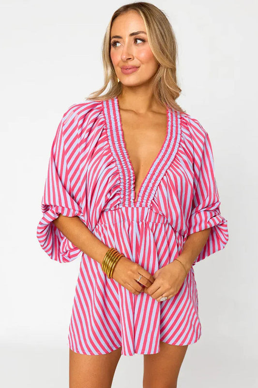 Denise™ | Trendig oversize romper med puffärmar