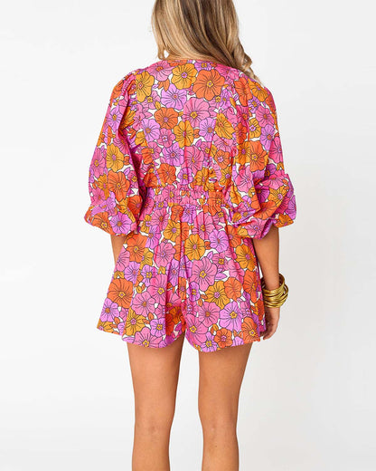 Denise™ | Trendig oversize romper med puffärmar