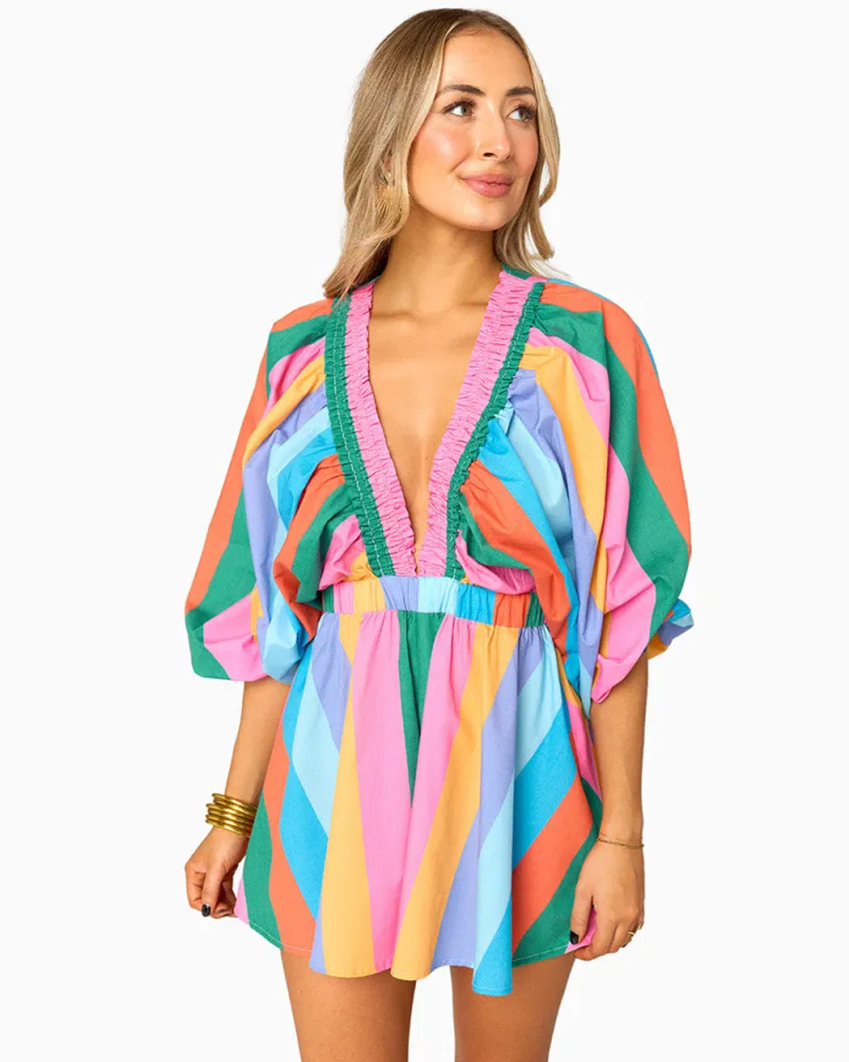 Denise™ | Trendig oversize romper med puffärmar
