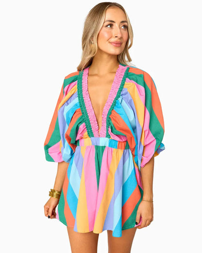Denise™ | Trendig oversize romper med puffärmar