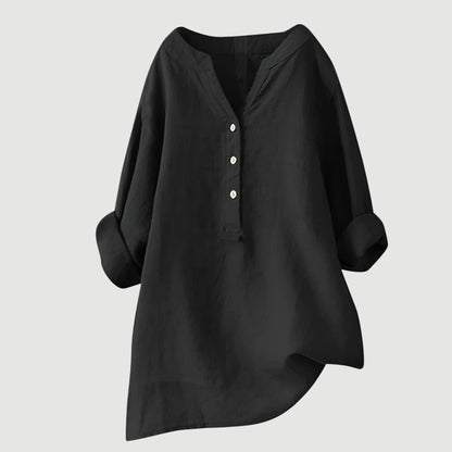 Joella™ | Fräsch och avslappnad linneskjorta för sommardagar