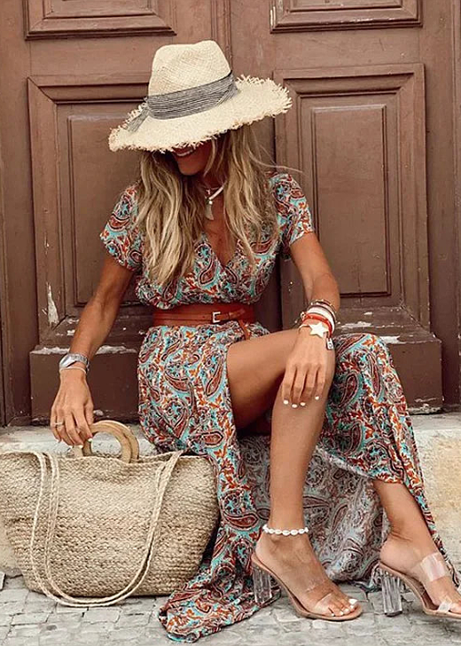 Mayra™ | Elegant boho maxiklänning