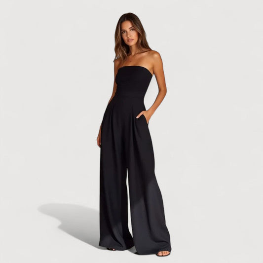 Emely™ | Elegant axellös byxdress